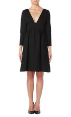 Teal Traina black dress, circa 1968