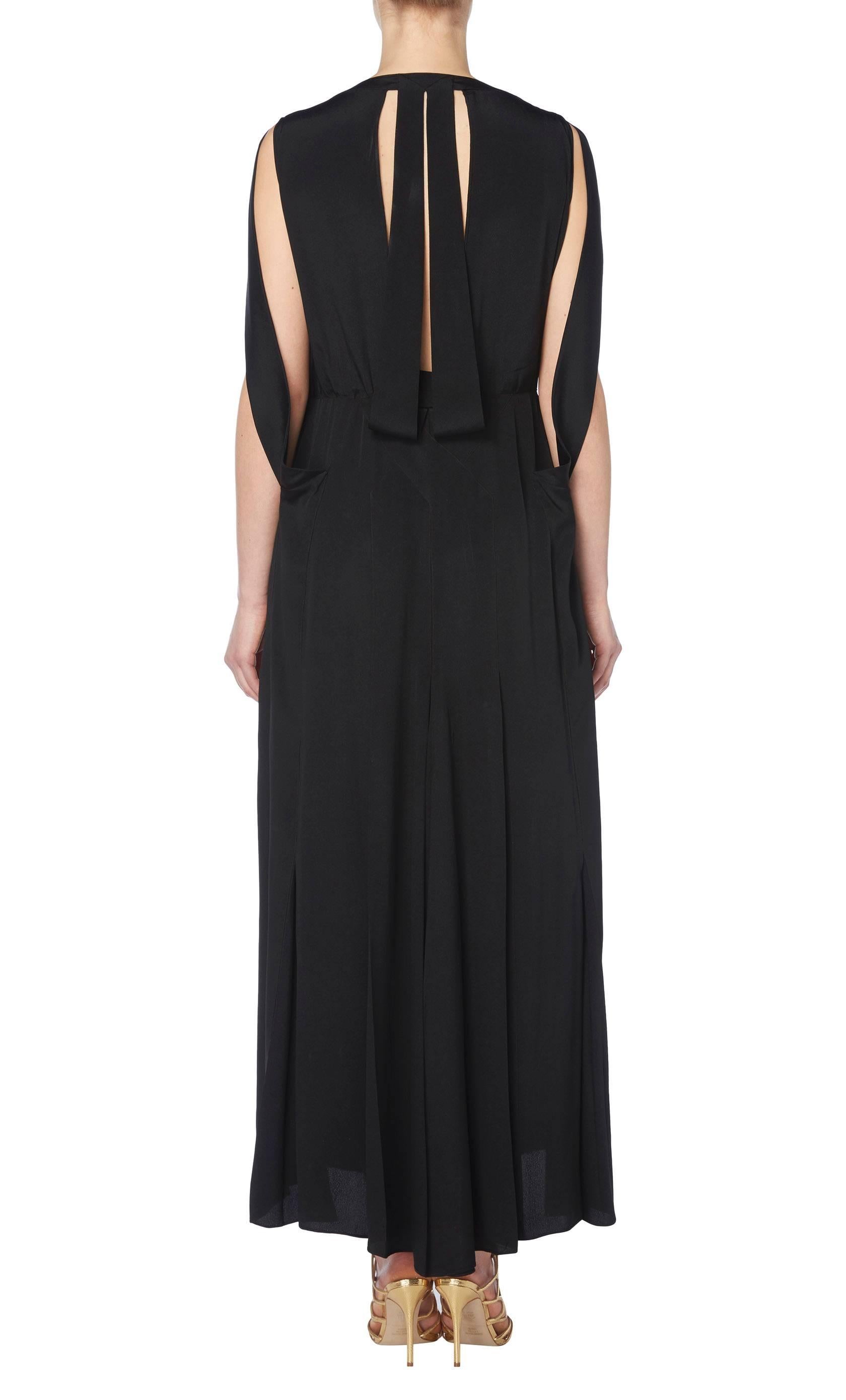 Black Jean Patou haute couture black dress, Autumn/Winter 1932 For Sale
