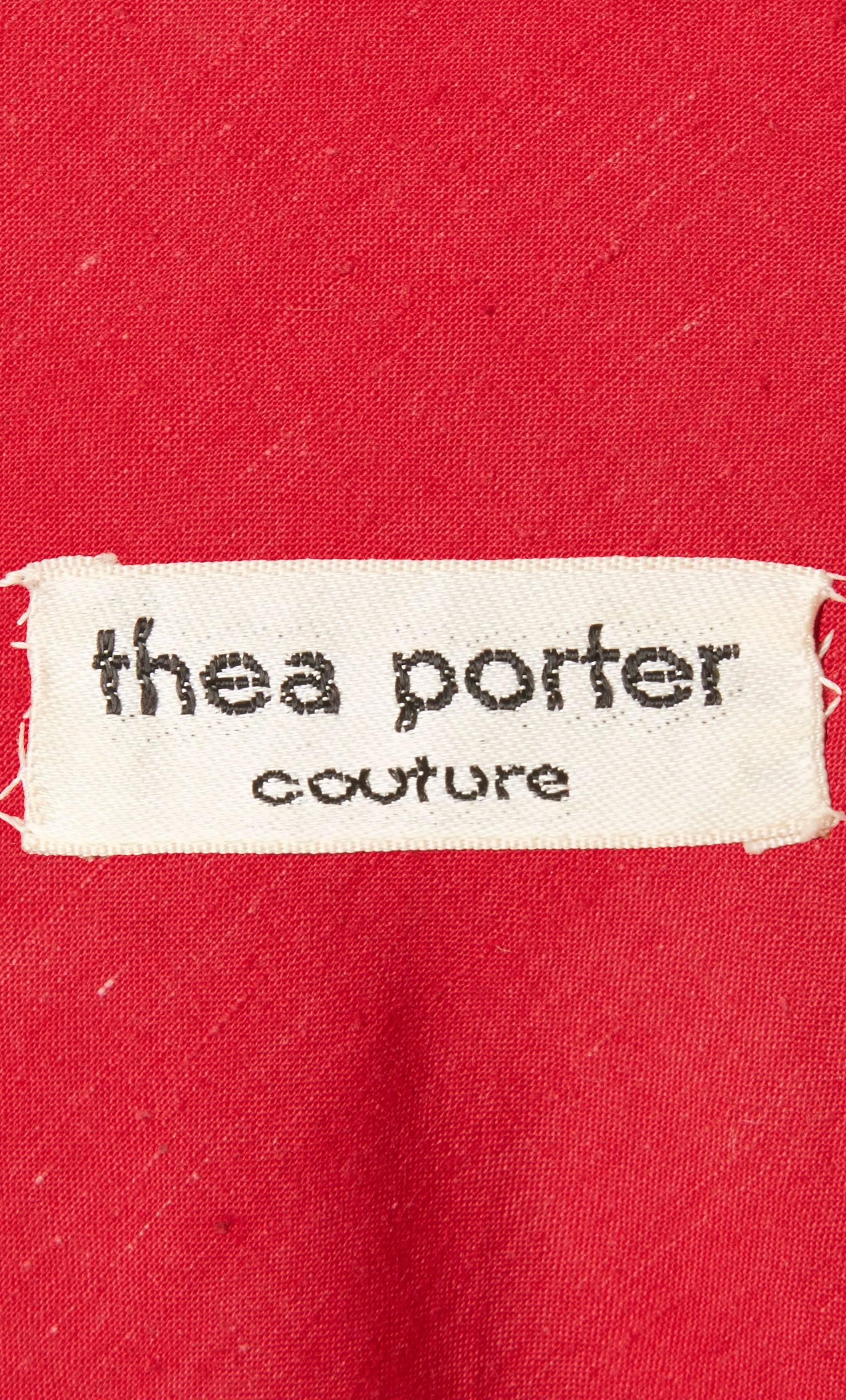 Women's Thea Porter couture multicoloured skirt, circa 1970 For Sale