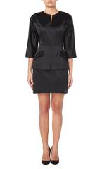 Geoffrey Beene black skirt suit, circa 1988