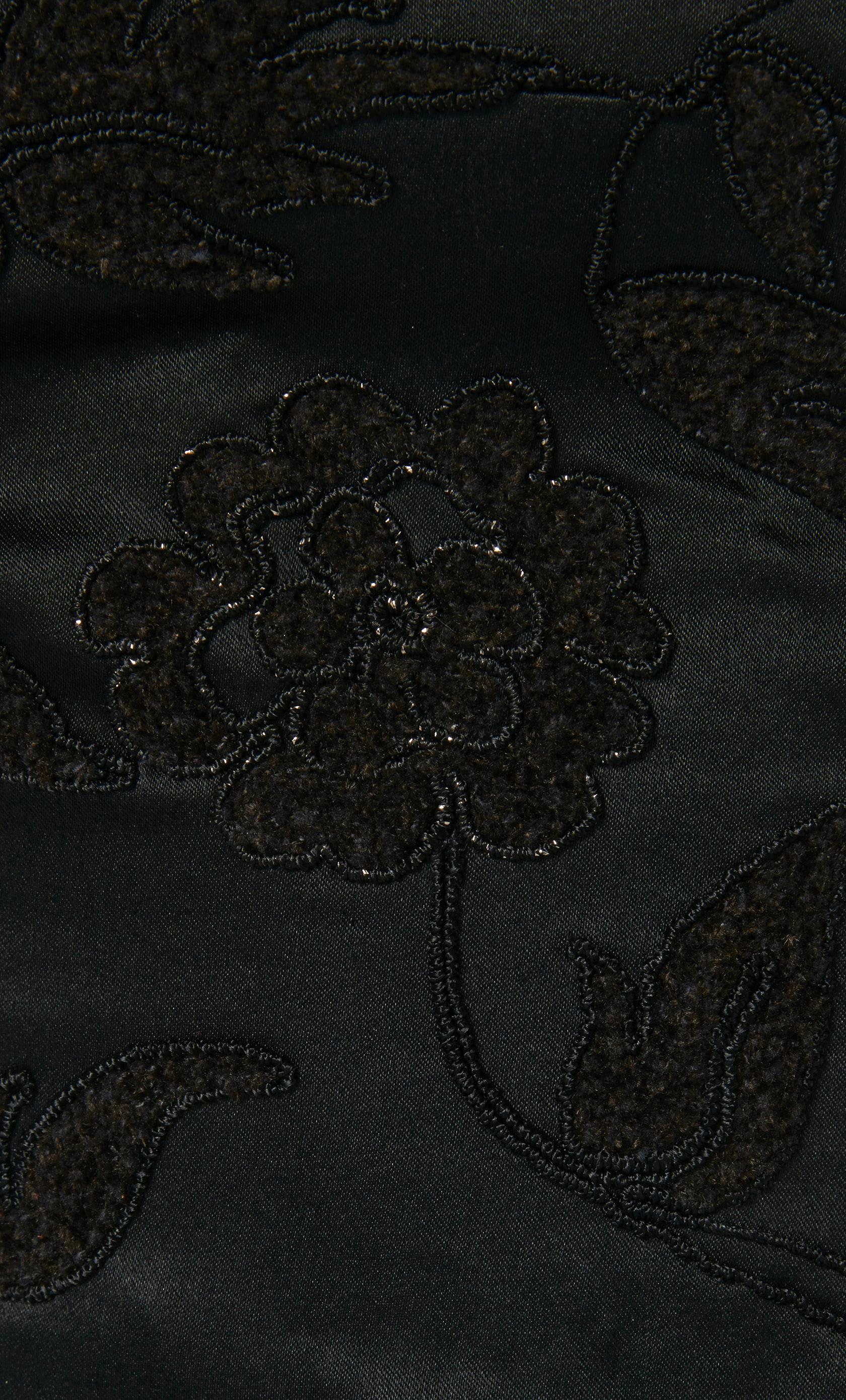 Carven haute couture black dress & cape, circa 1969 1