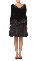 Givenchy haute couture black dress, circa 1985