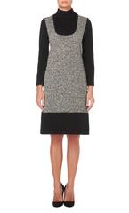 Great Unknown black tweed dress, circa 1962