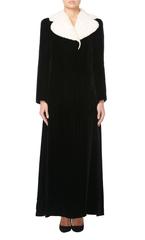 Fan Alexander black coat, circa 1932