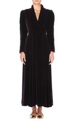 Valentina purple velvet evening coat, circa 1932