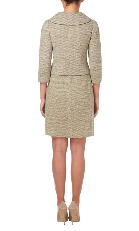 Mainbocher haute couture tweed skirt suit, circa 1960 For Sale at 1stDibs