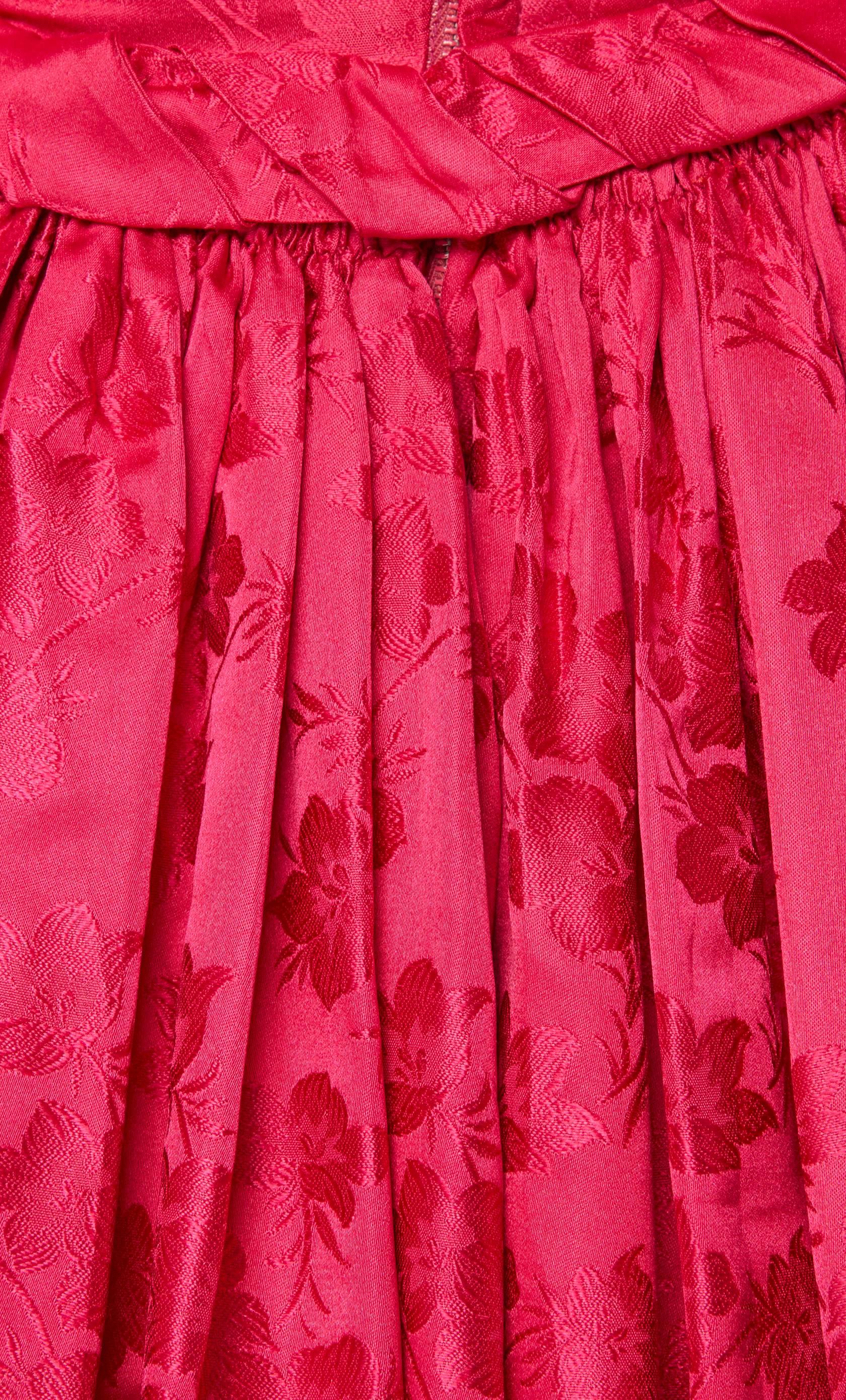 Gothé pink gown, circa 1960 at 1stDibs