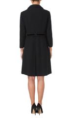 Jean Patou black coat, circa 1965