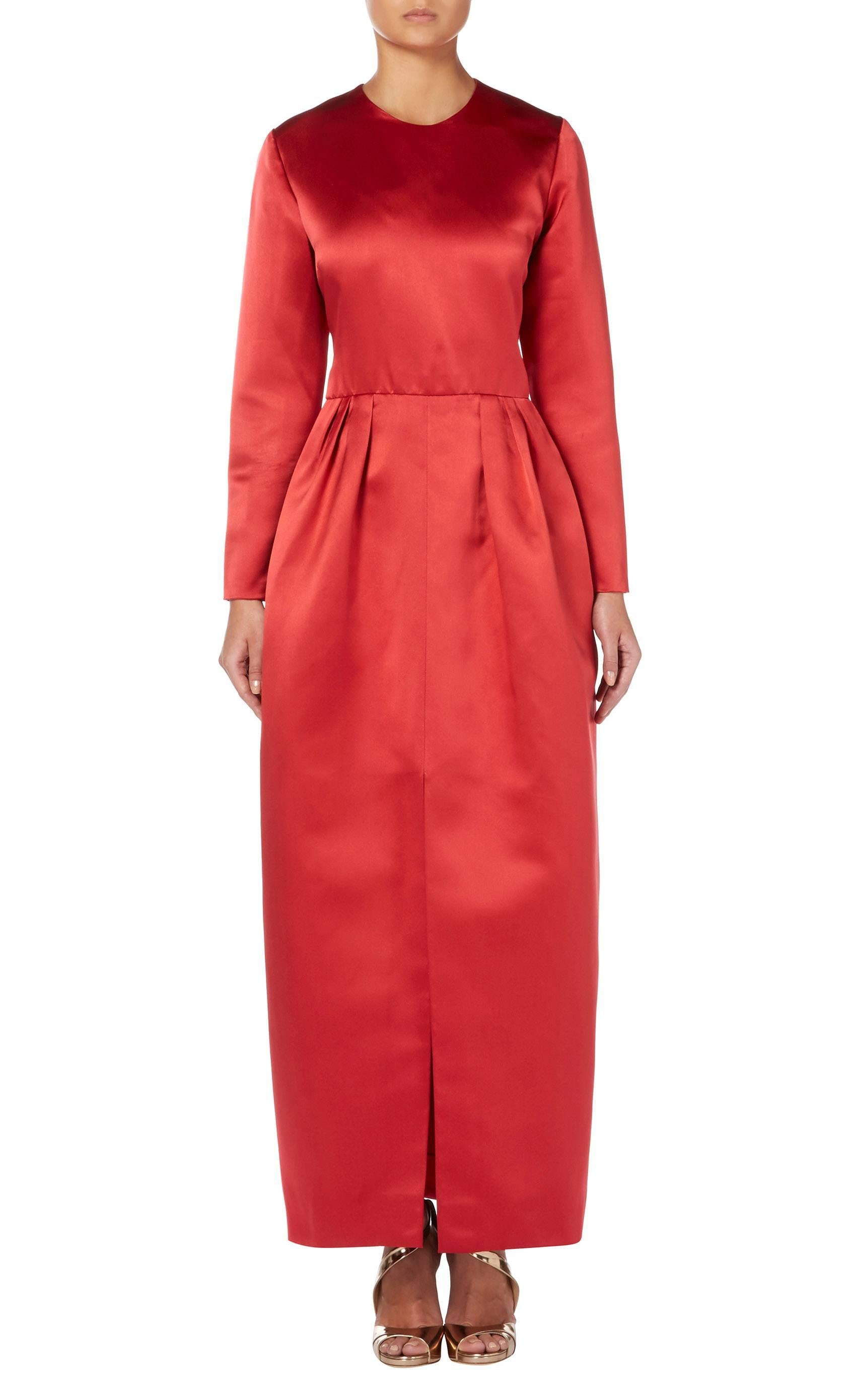 Dior haute couture red dress, Autumn/Winter 1979 In Excellent Condition In London, GB