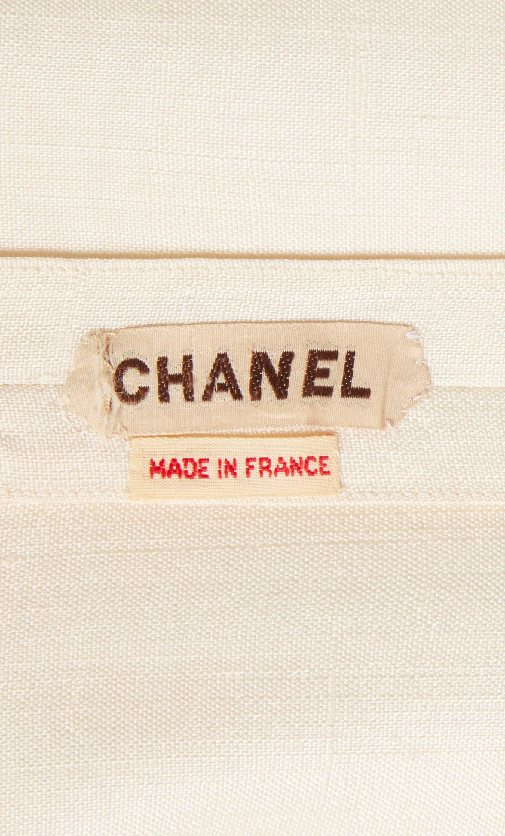 Chanel haute couture ivory suit, circa 1962 1