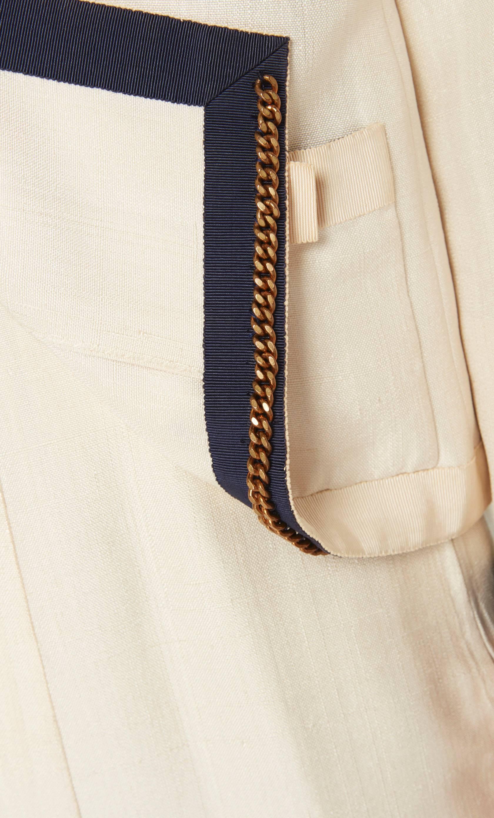 Women's Chanel haute couture ivory suit, circa 1962