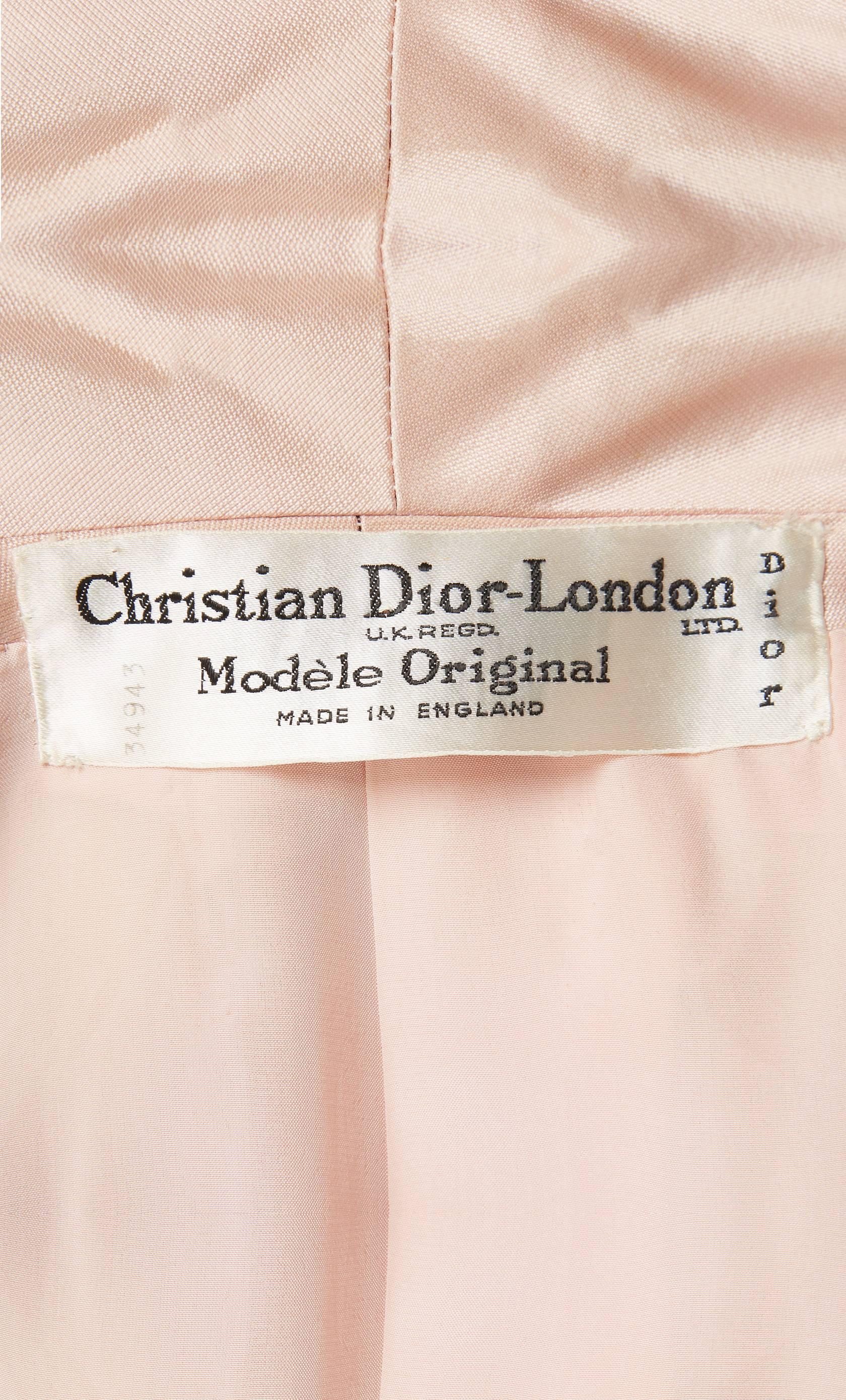 Women's Dior pale pink skirt suit, circa 1970