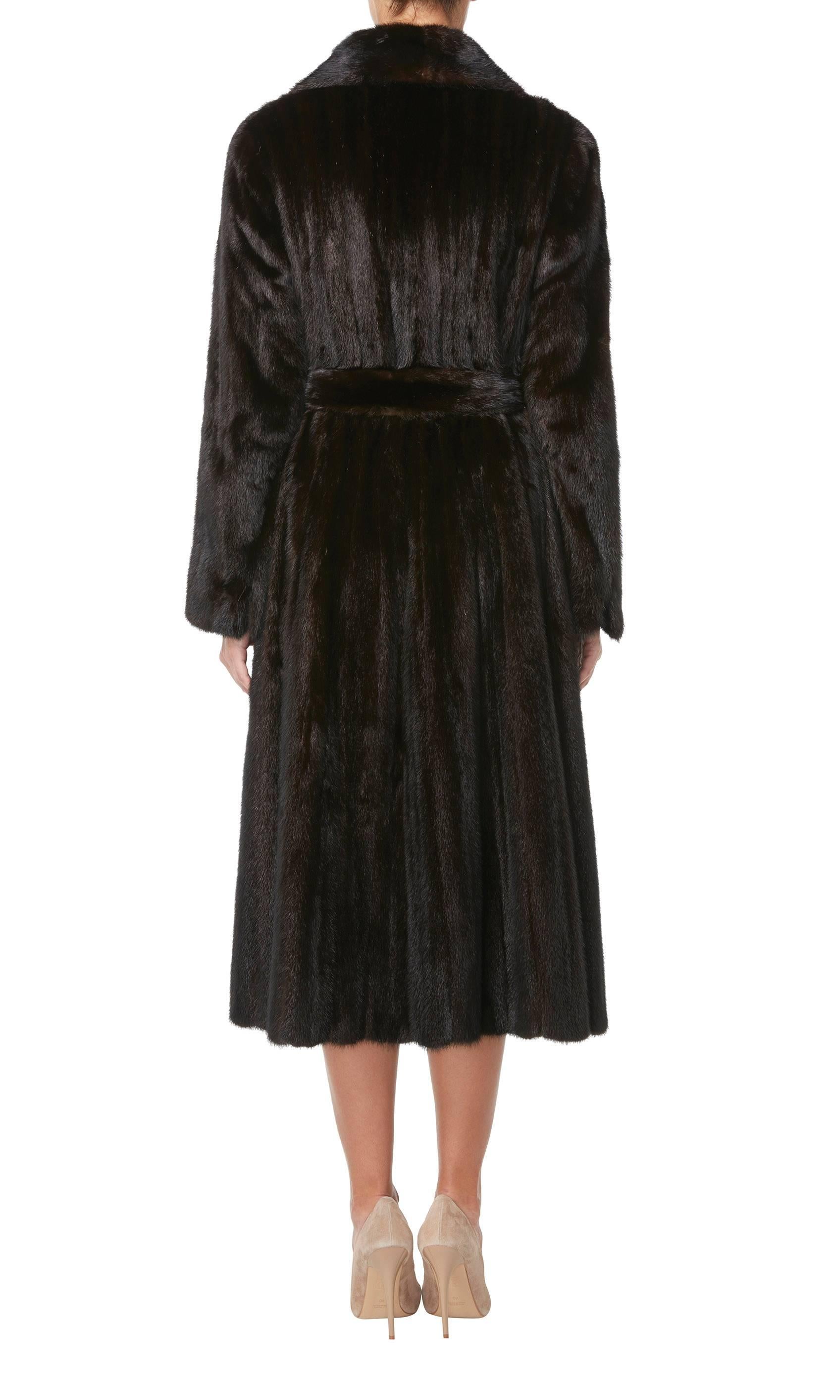 Gainsborough brown mink coat, circa 1969 In Excellent Condition In London, GB