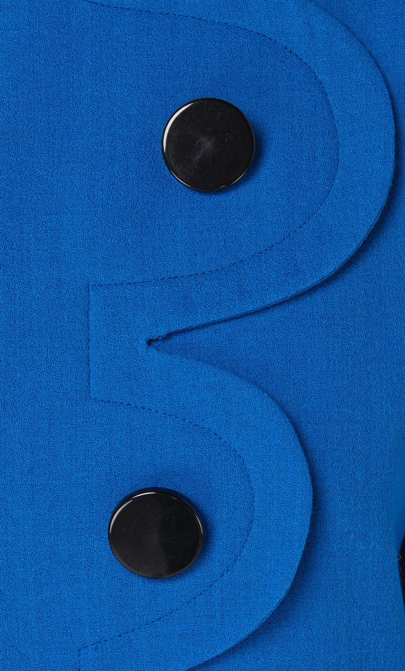 Blue Pierre Cardin blue tunic, circa 1980