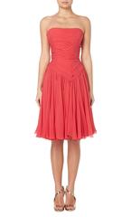 Jean Dessès haute couture pink dress, circa 1965