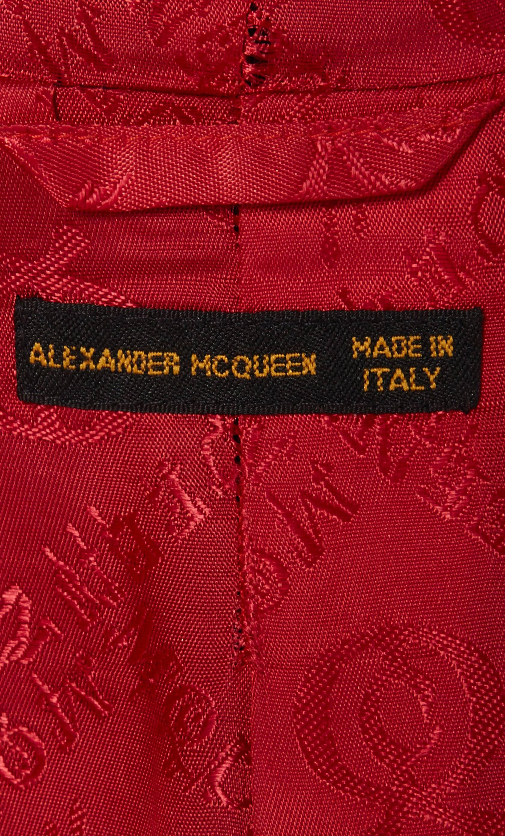 Alexander McQueen black coat, Autumn/Winter 1998 1