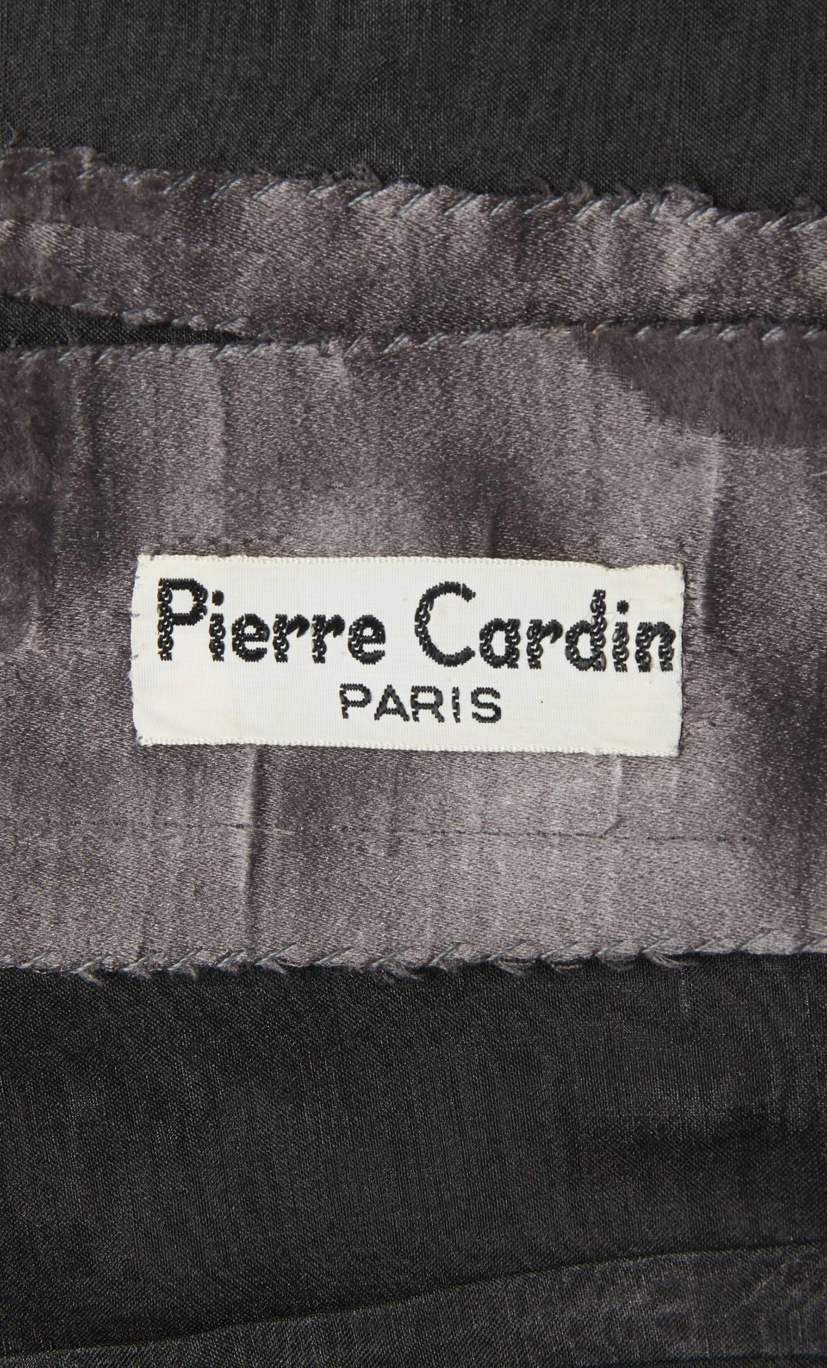 Pierre Cardin grey dress & cape, circa 1969 For Sale 2
