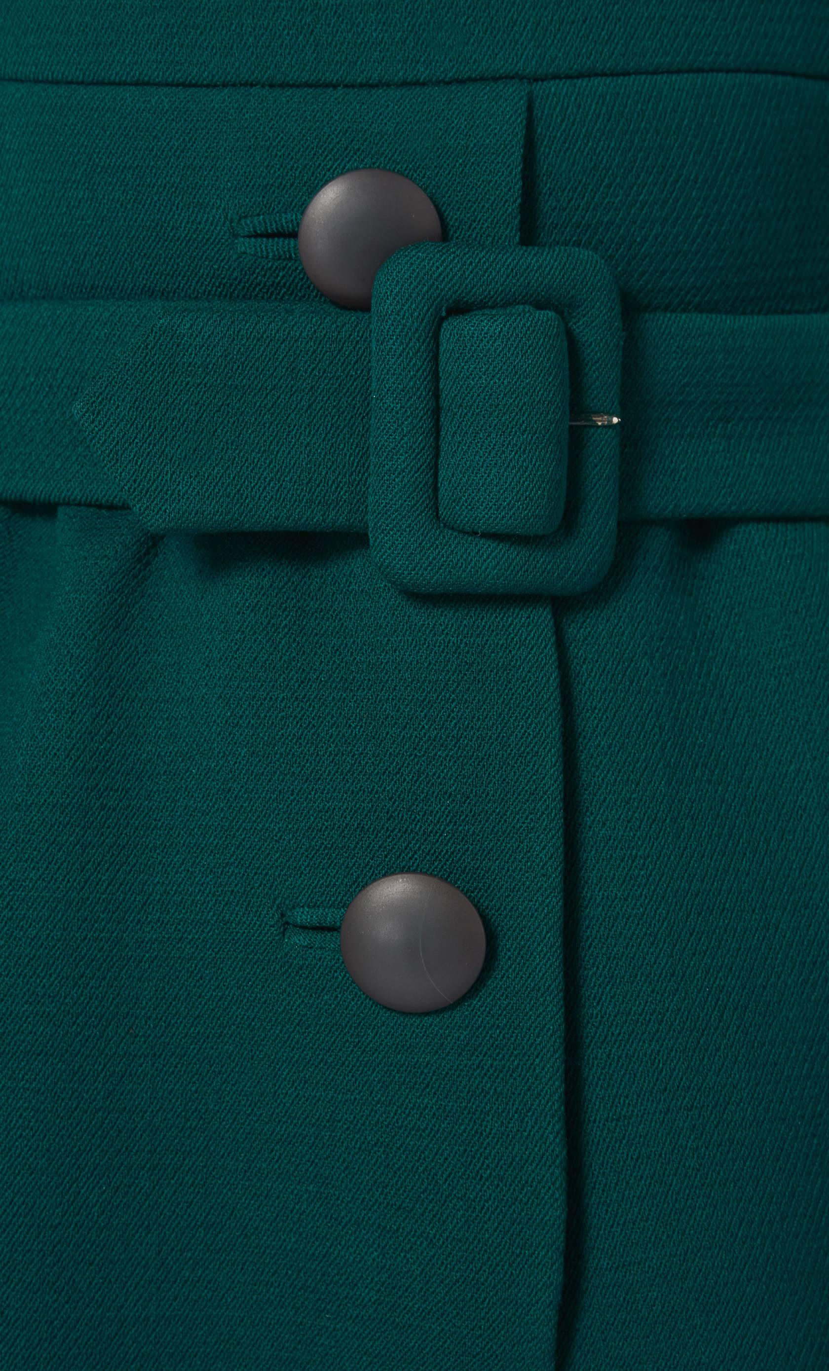 Dior haute couture green dress & coat, circa 1965 2