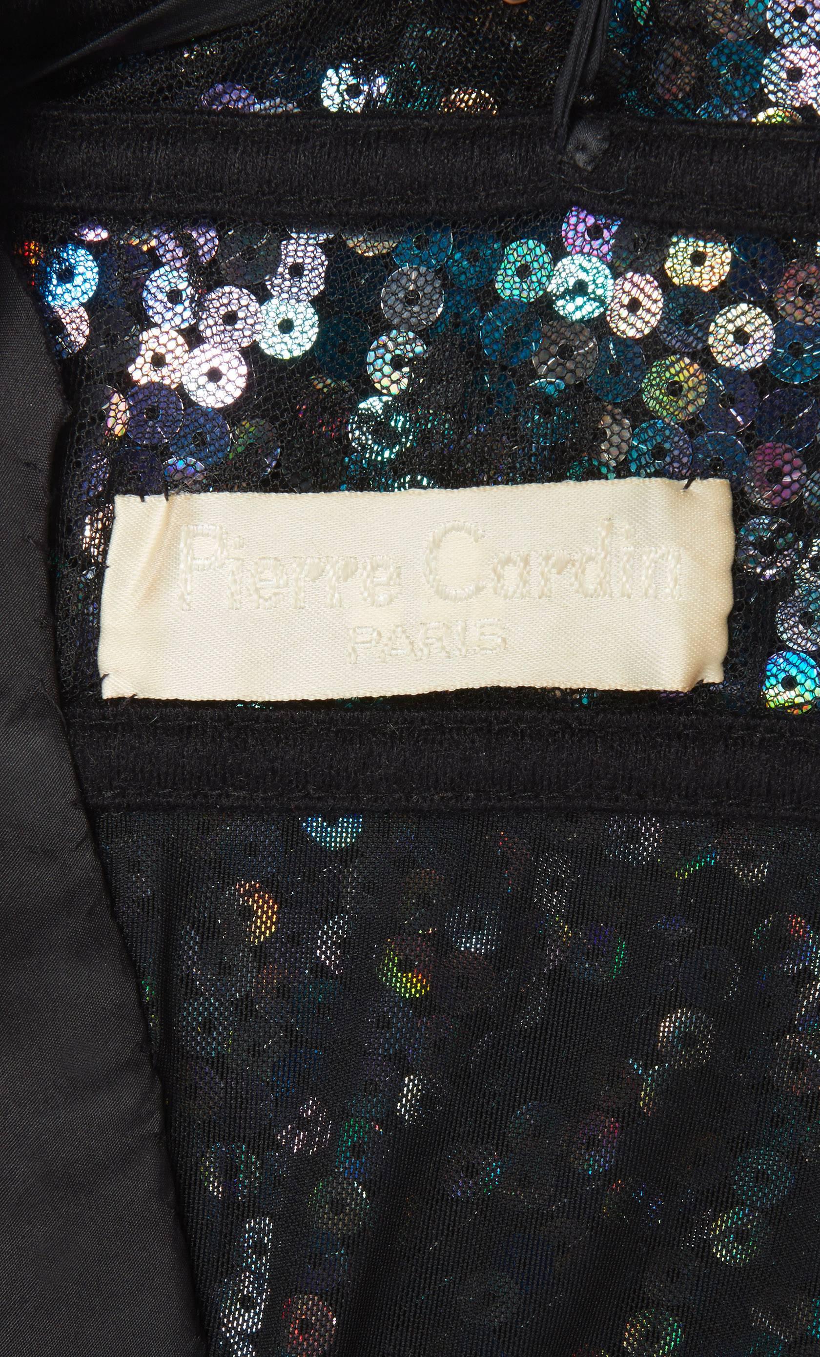 Pierre Cardin haute couture sequin gown, 1991 3