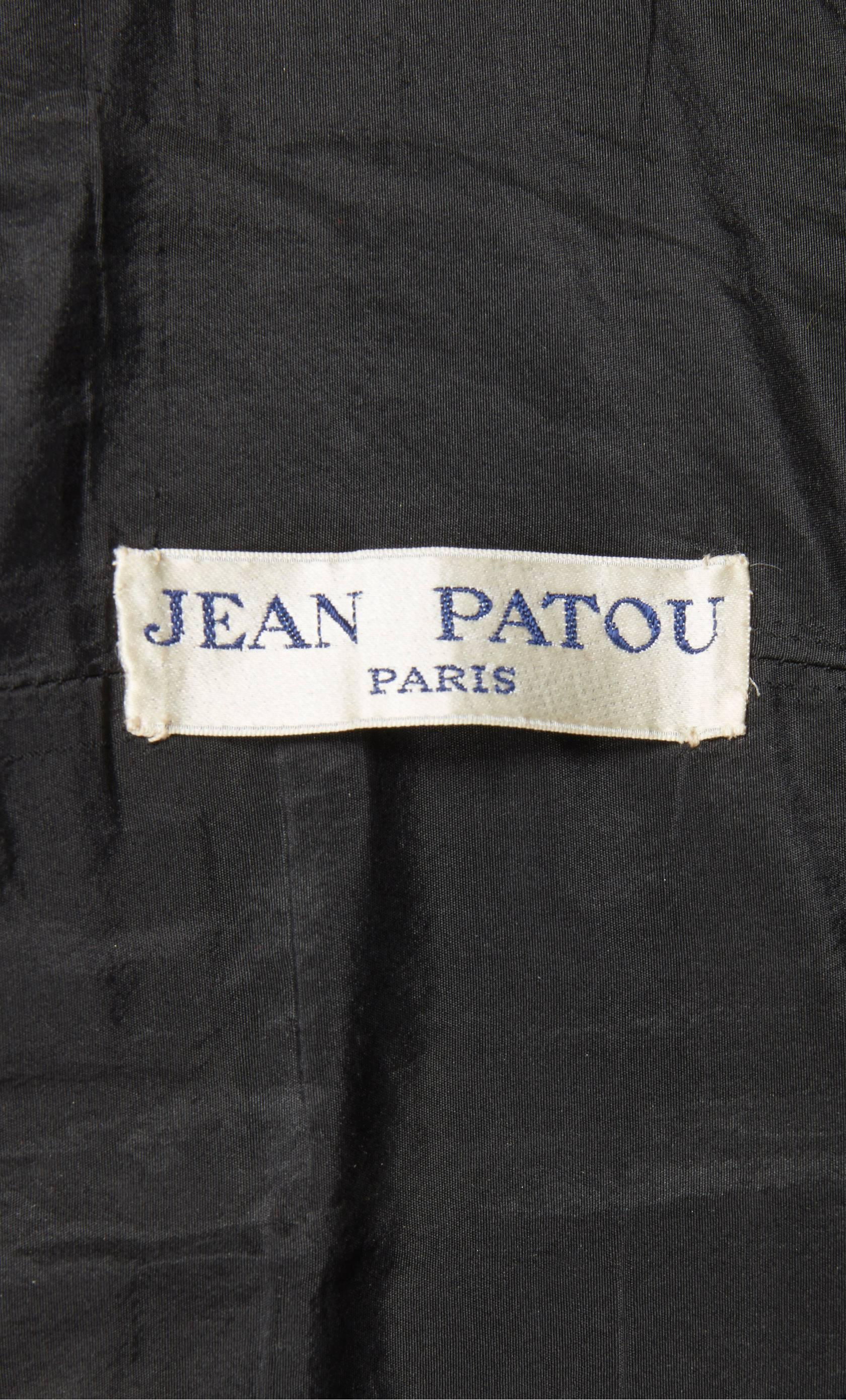 Jean Patou by Christian Lacroix black sequin dress, circa 1986 1