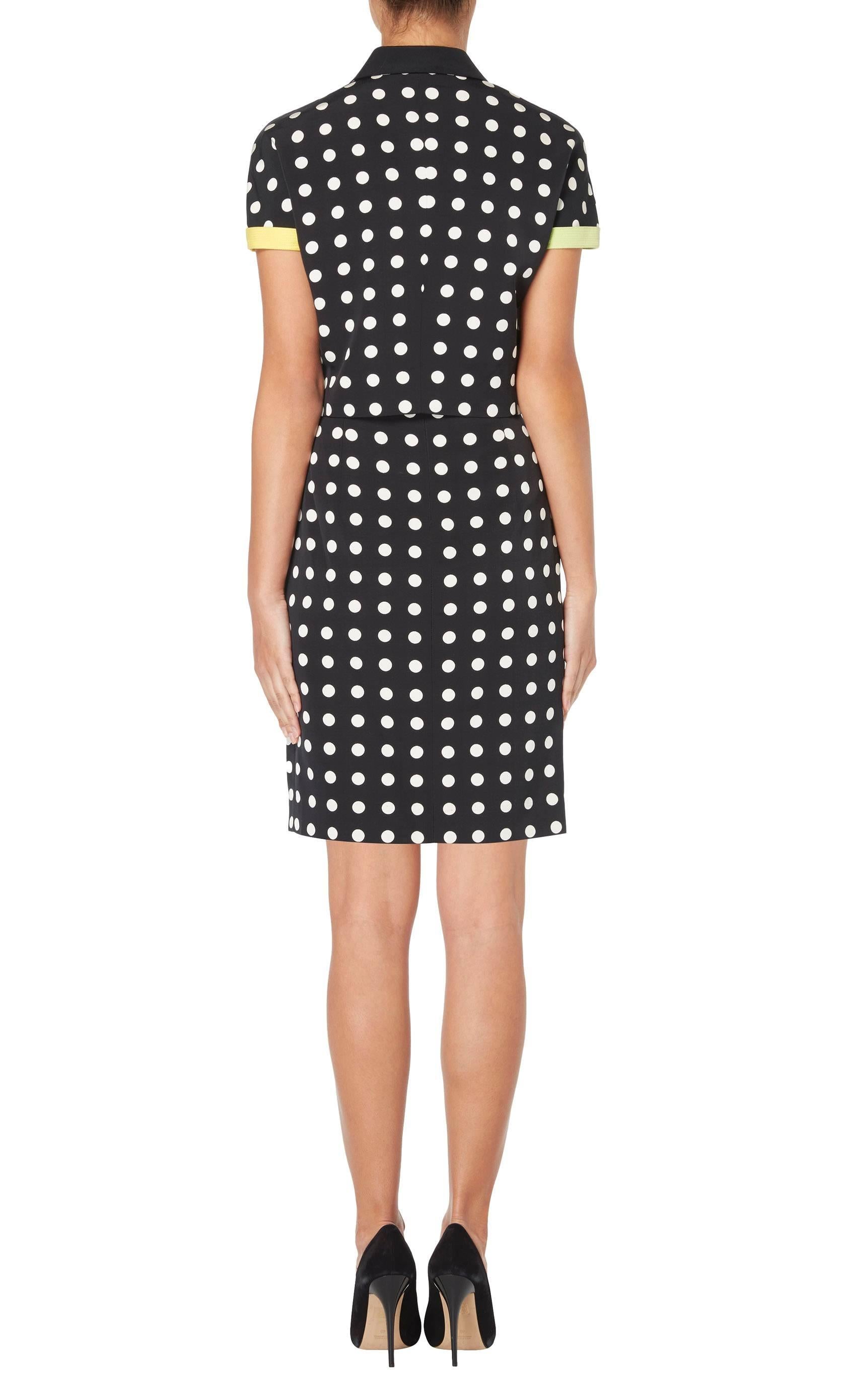 Versace Polka dot skirt suit, Spring/Summer 1991 In Excellent Condition In London, GB