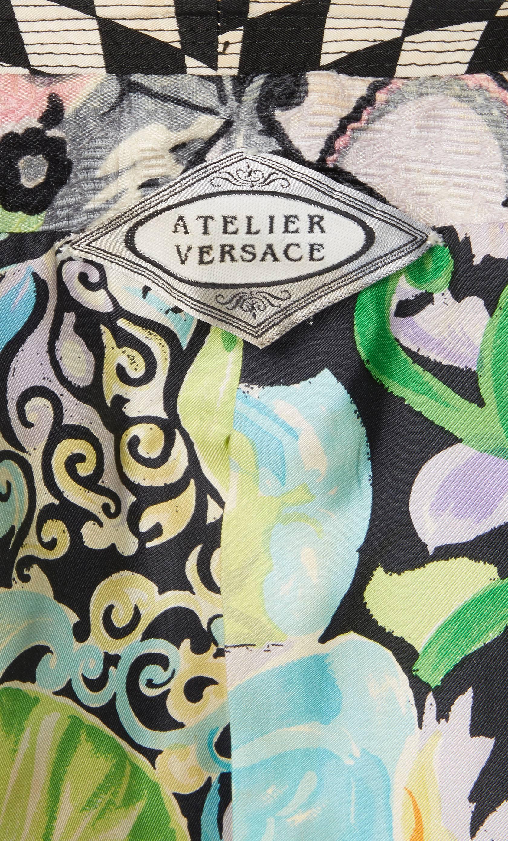 Women's Versace haute couture multicoloured jacket, Autumn/Winter 1991 For Sale