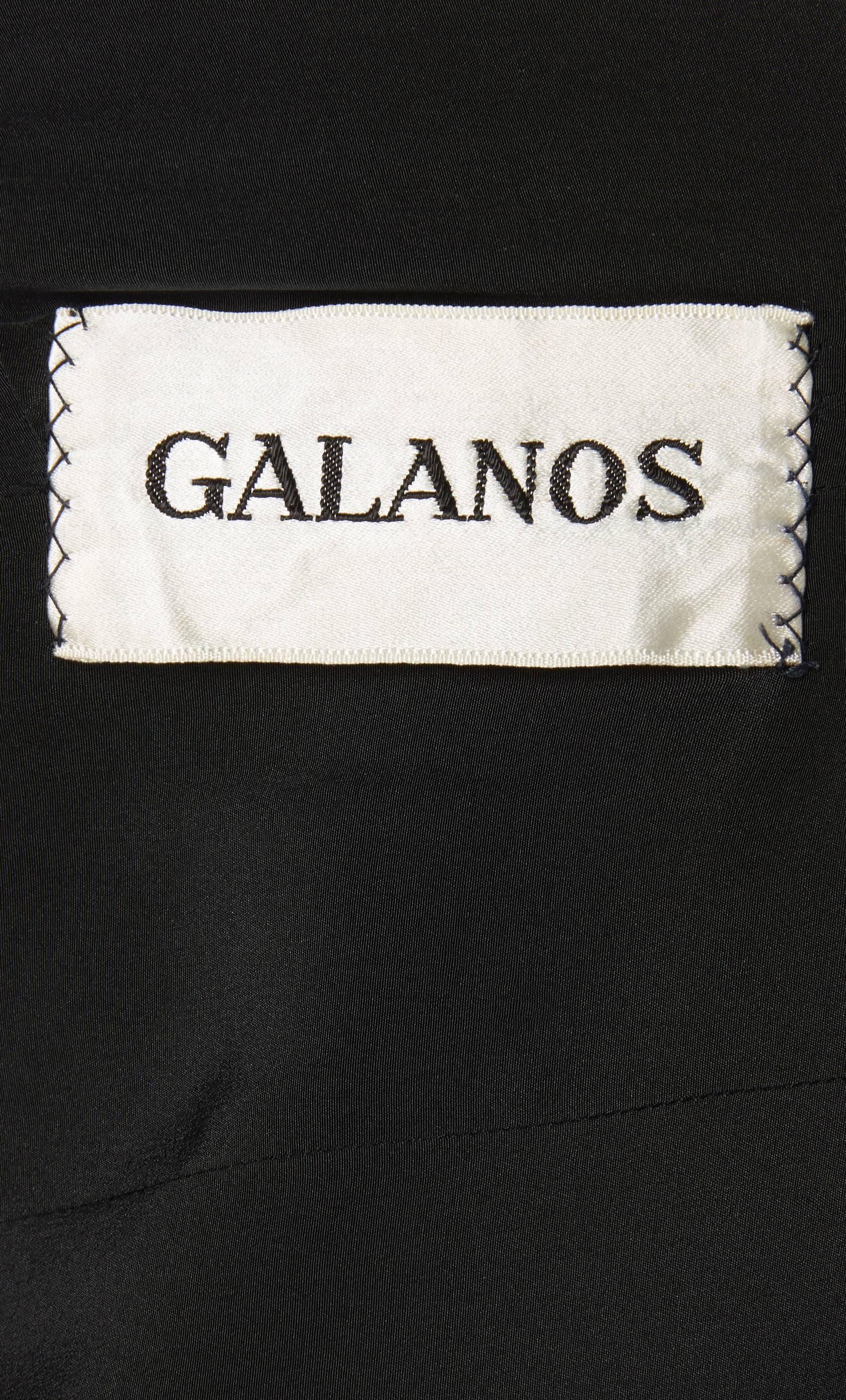 Women's Galanos black dress, circa 1965