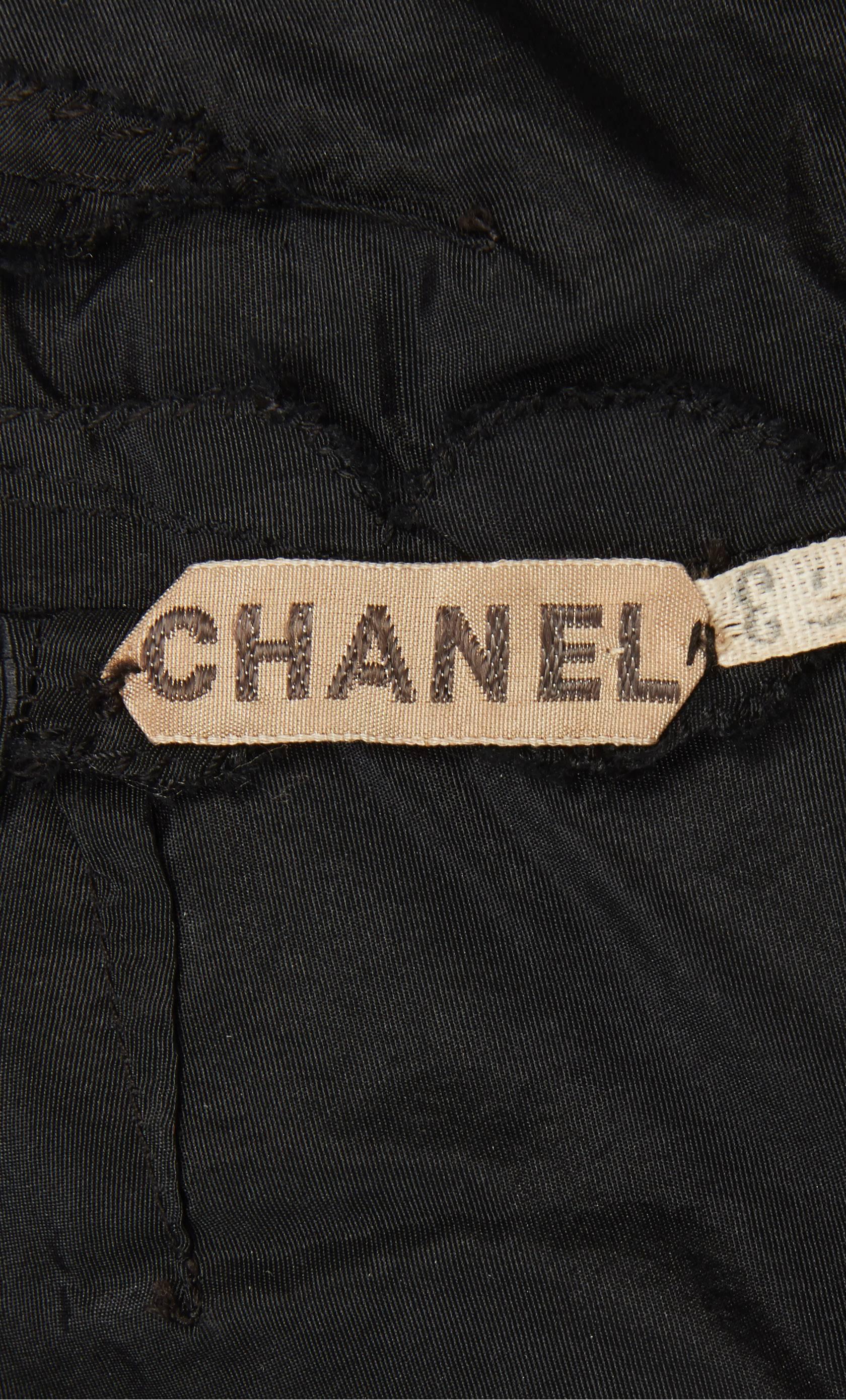 Chanel haute couture black sequin gown, Autumn/Winter 1932 In Excellent Condition In London, GB