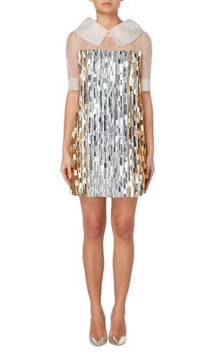 Nicholas Oakwell, haute couture silver & gold dress, Spring/Summer 2012