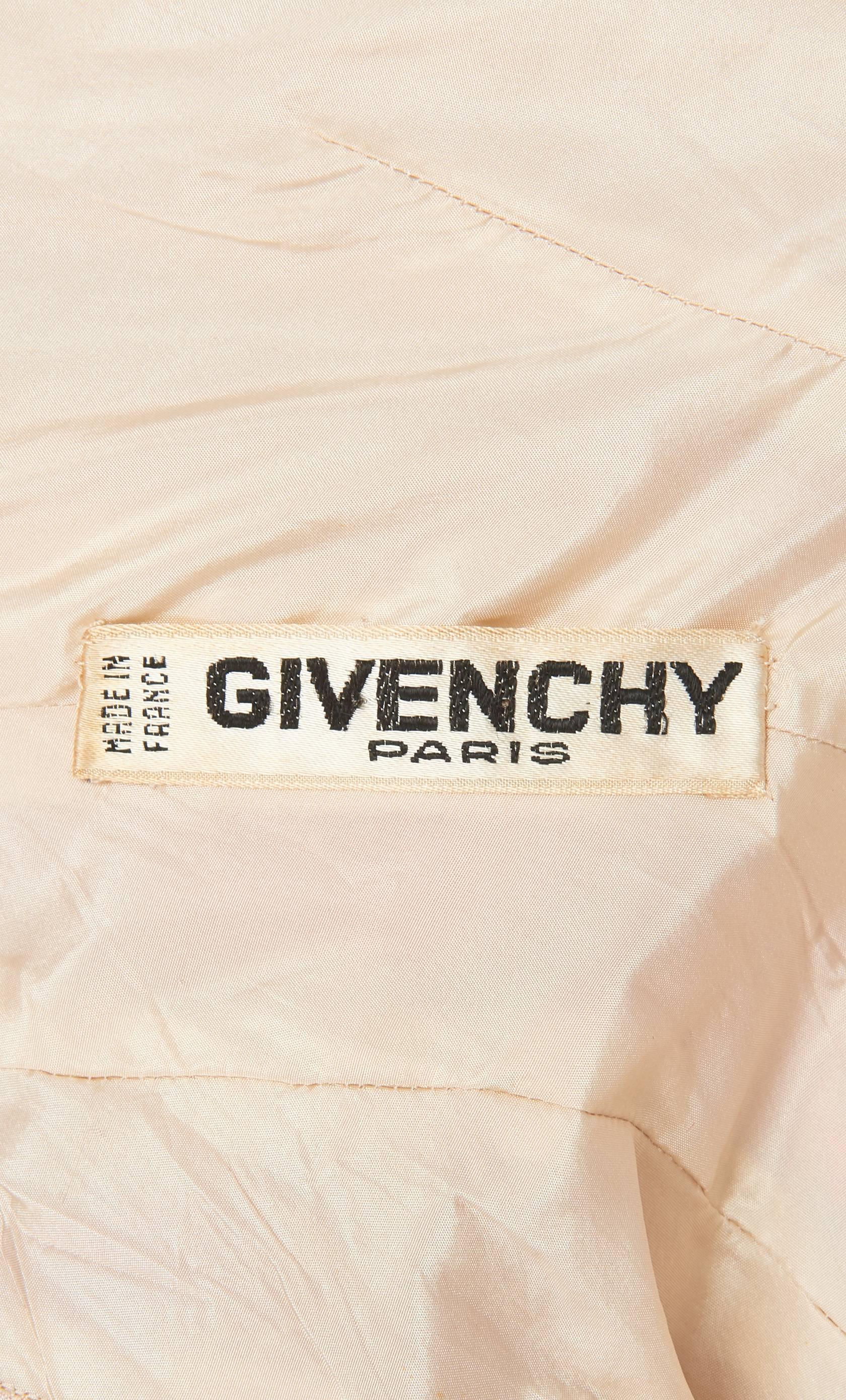 Givenchy haute couture pink and ivory gown, circa 1963 For Sale 2