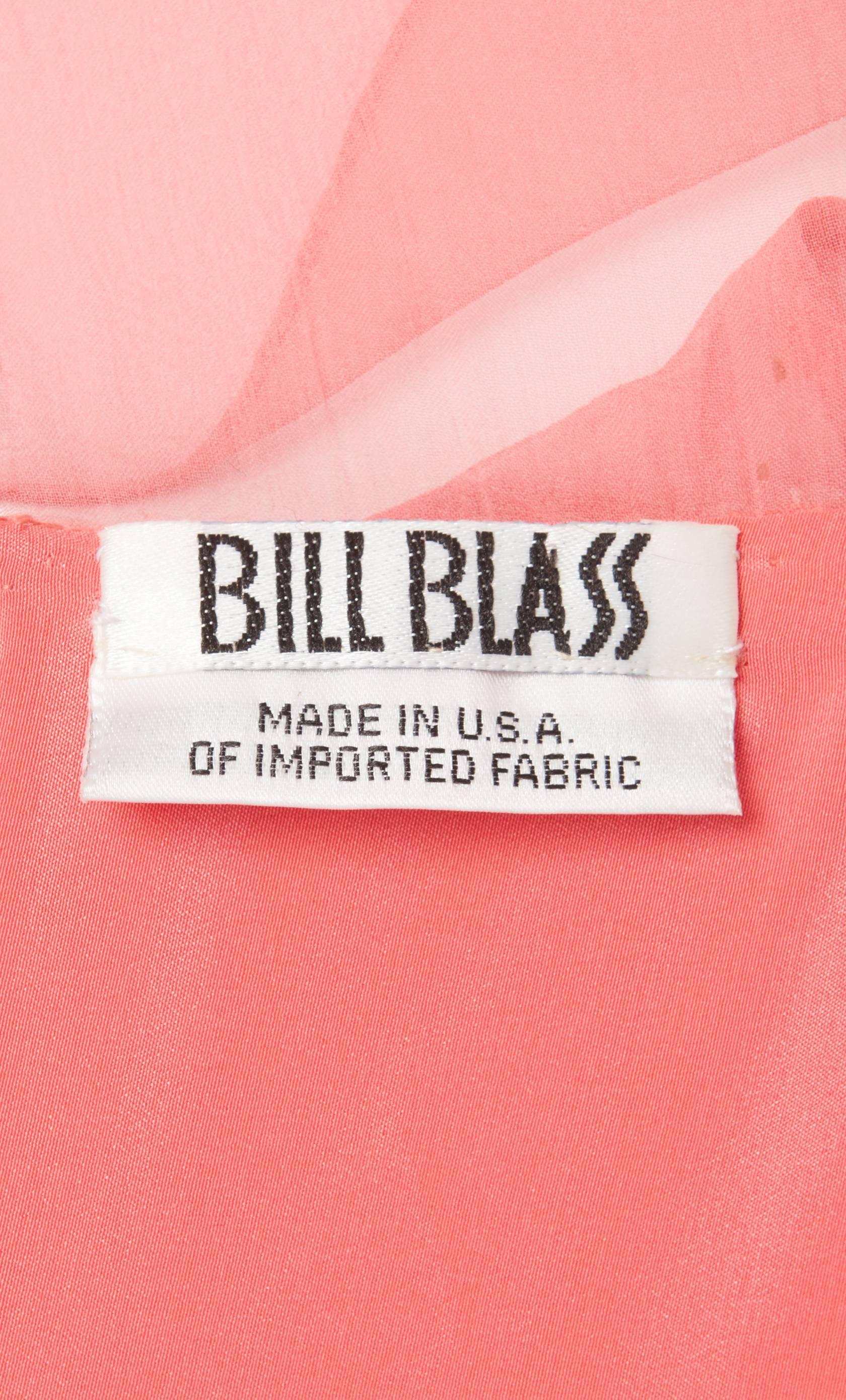 Bill Blass Pink sequin gown, circa 1979 For Sale 1