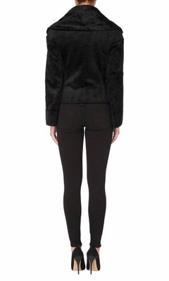 Givenchy Couture short black textured jacket, Autumn/Winter 1997