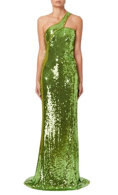 Tom Ford for Gucci green sequin gown, Autumn / Winter 2004