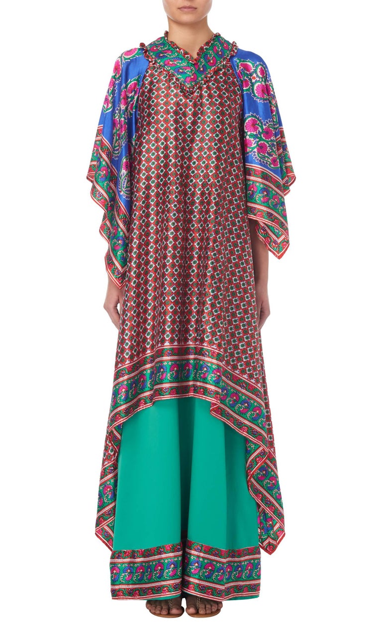 Bellville Sassoon, multicoloured silk printed kaftan dress, circa 1971 ...
