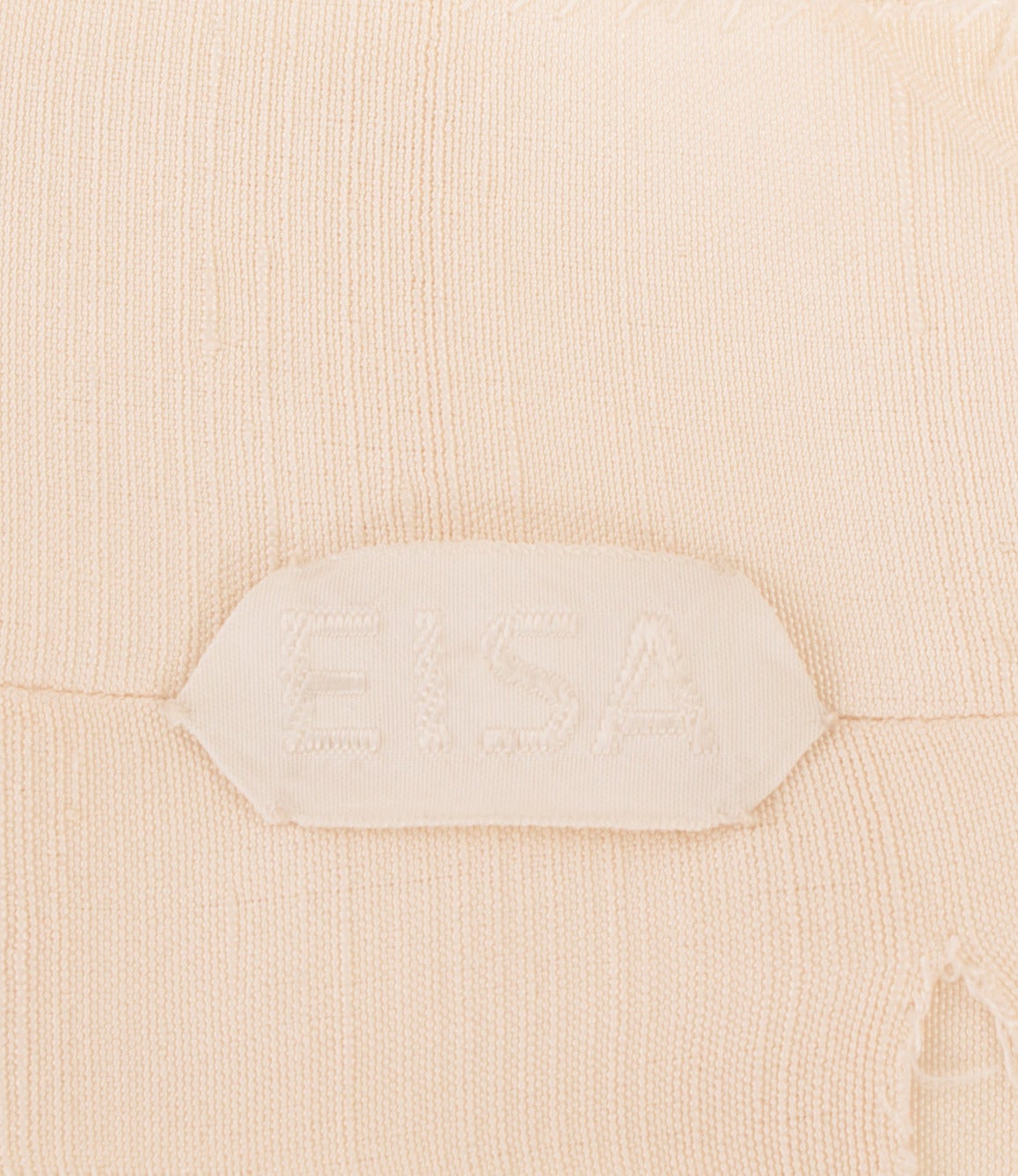 Women's Balenciaga Haute Couture Ivory Silk Shirt, Circa 1968 For Sale