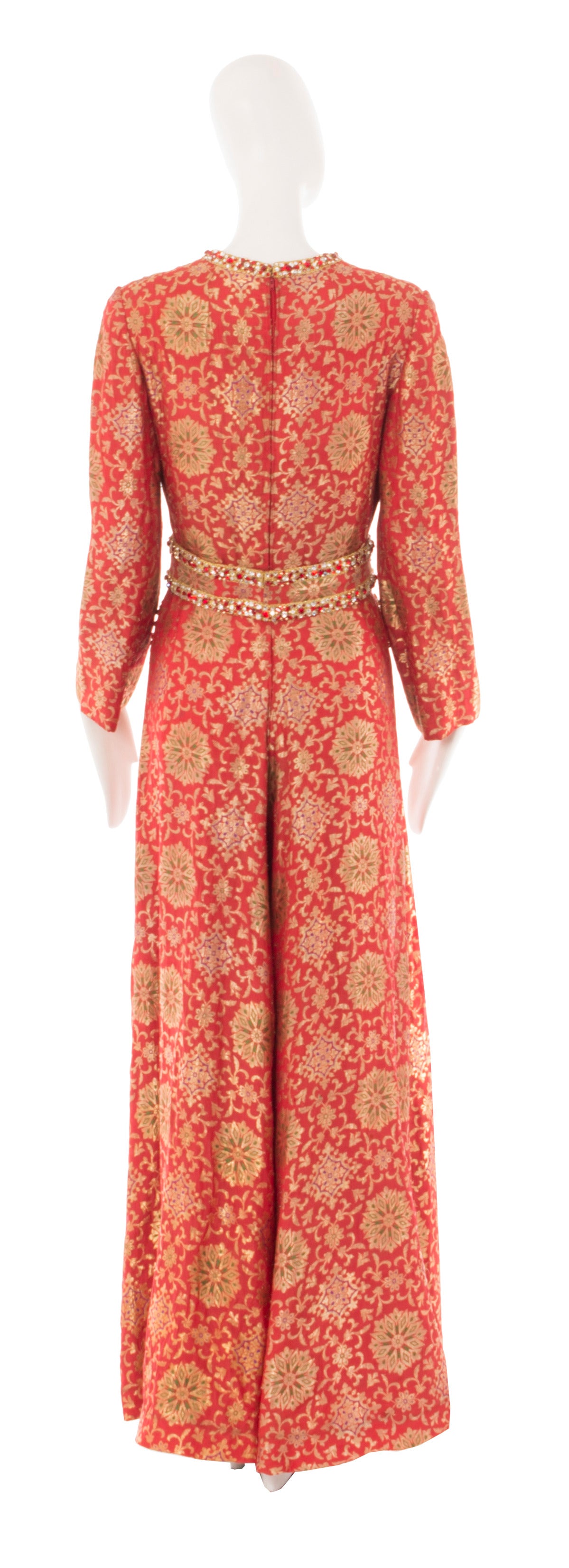 An Adele Simpson jumpsuit, circa 1969 In Excellent Condition For Sale In London, GB