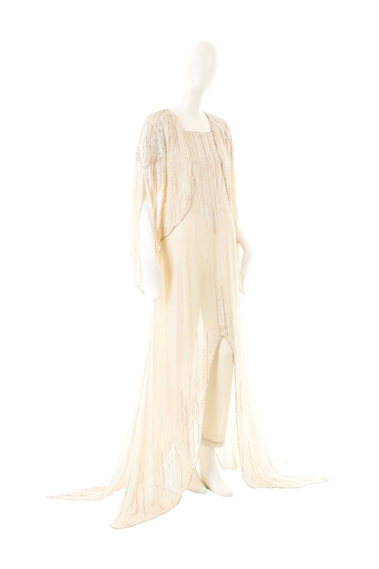 A Chloé haute couture ensemble, Spring 1980 In Excellent Condition For Sale In London, GB