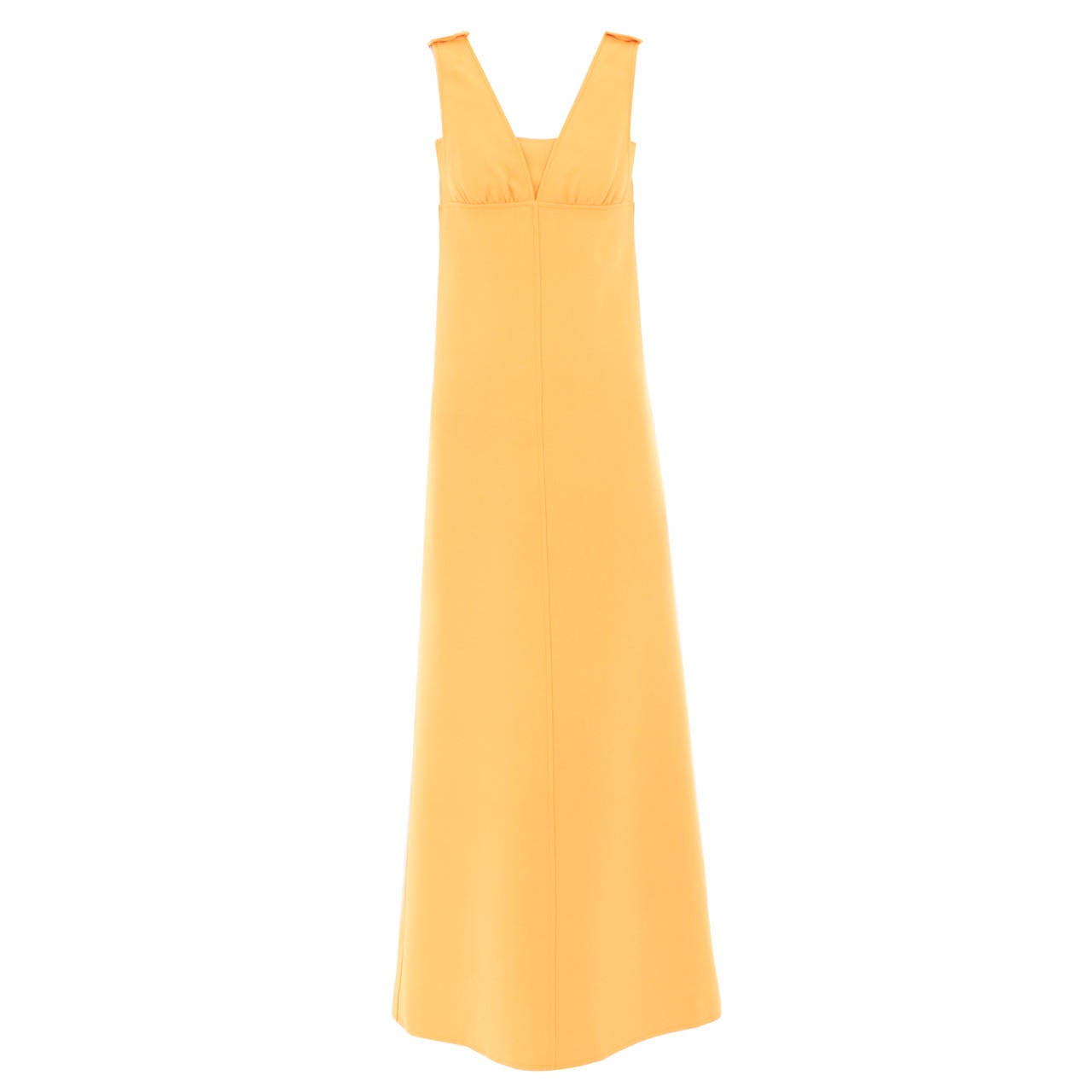 Courrèges Yellow Dress, Circa 1969 For Sale