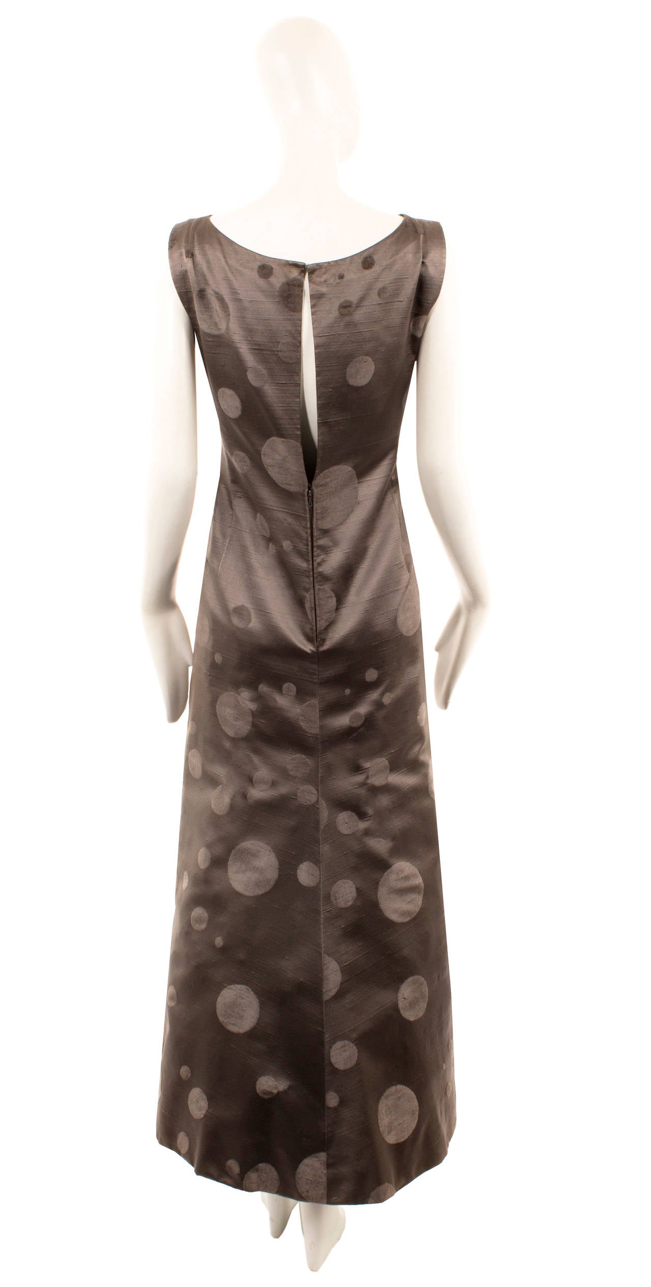 Women's Pierre Cardin Grey Dress, Circa 1969 For Sale