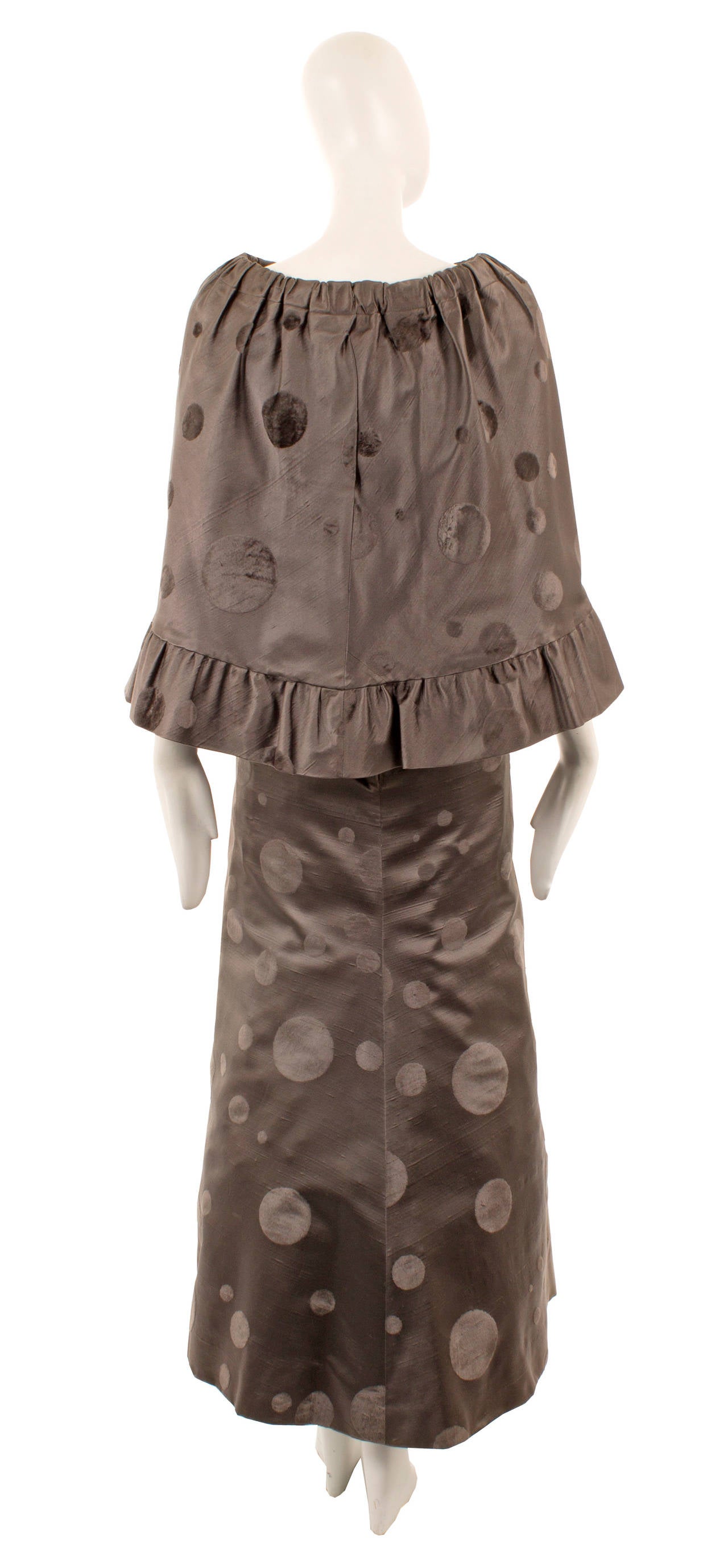 Pierre Cardin Grey Dress, Circa 1969 For Sale 1