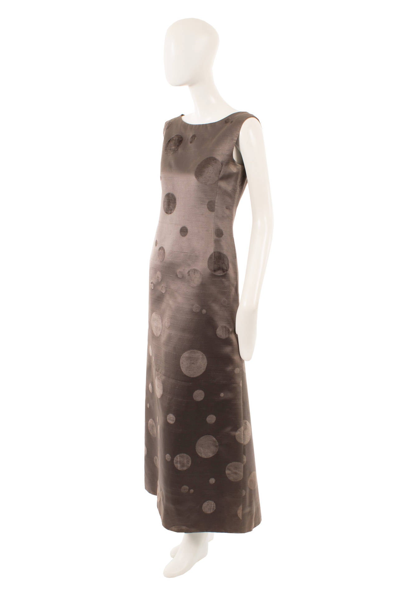 Pierre Cardin Grey Dress, Circa 1969 In Excellent Condition For Sale In London, GB