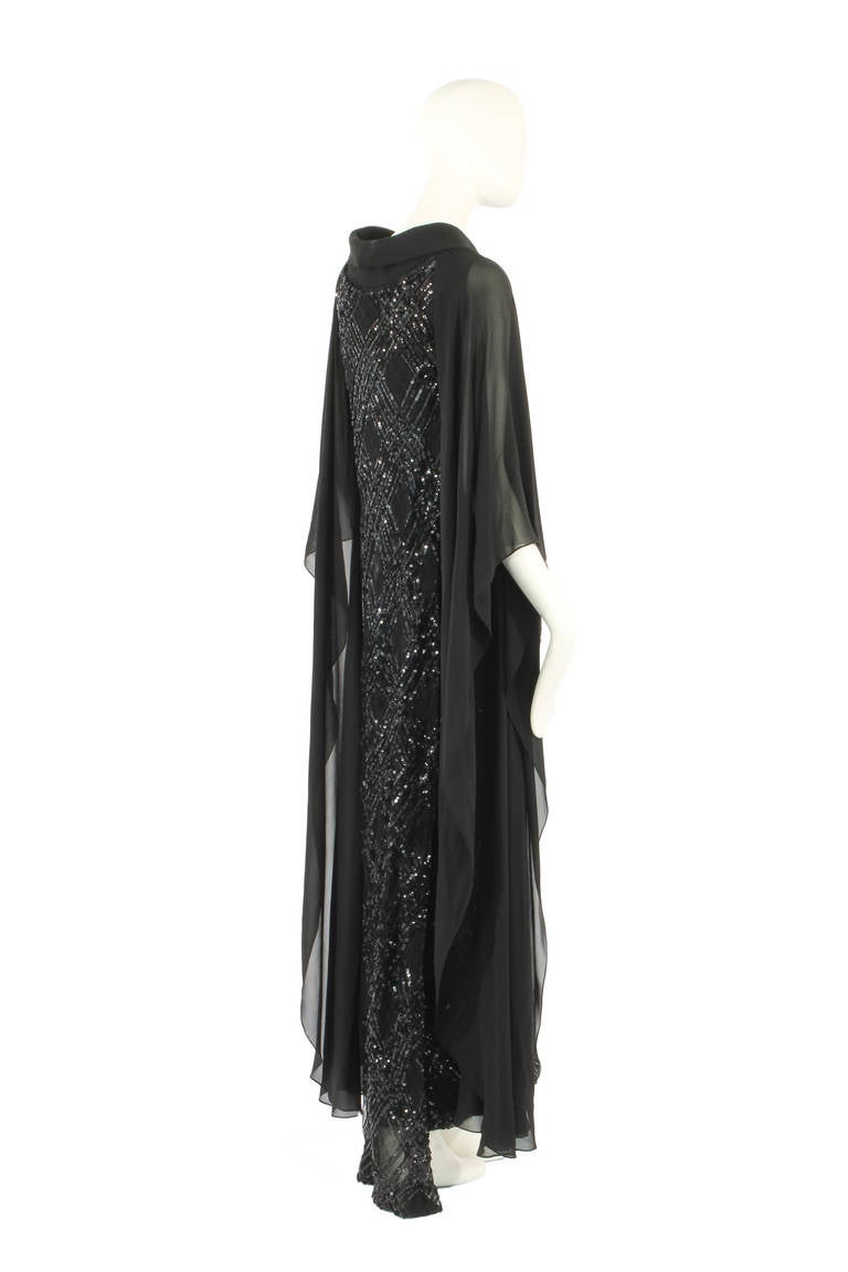 A Carven haute couture dress, circa 1967 In Excellent Condition For Sale In London, GB