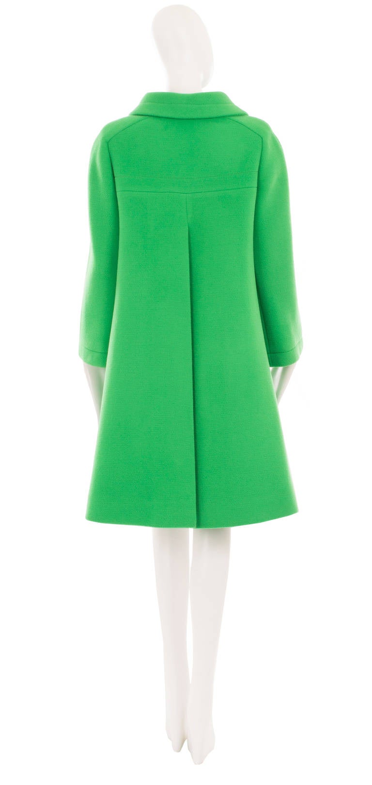 A Guy Laroche couture coat, circa 1965 In Excellent Condition For Sale In London, GB