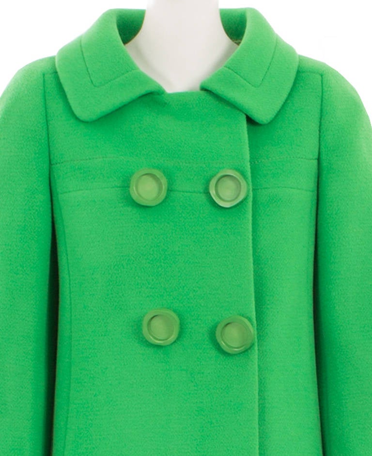 Women's A Guy Laroche couture coat, circa 1965 For Sale