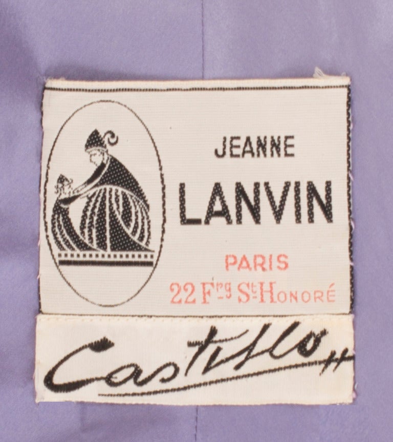 A Lanvin haute couture evening ensemble, circa 1956 For Sale 4