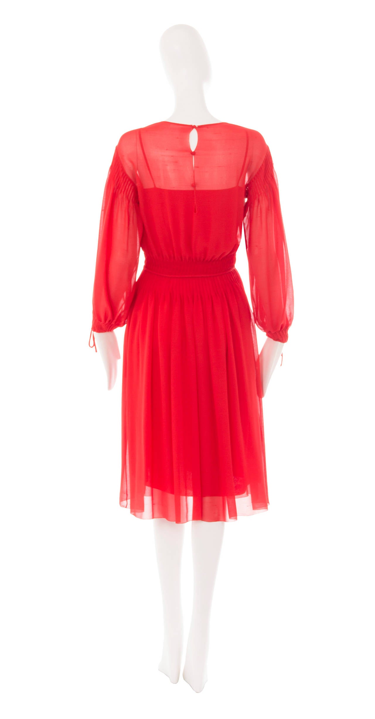 A Dior haute couture dress, spring summer 1977 For Sale at 1stDibs