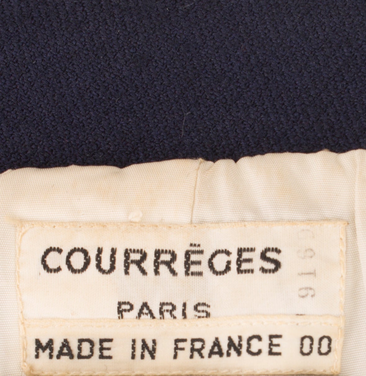 A Courrèges haute couture jacket, circa 1968 For Sale at 1stdibs