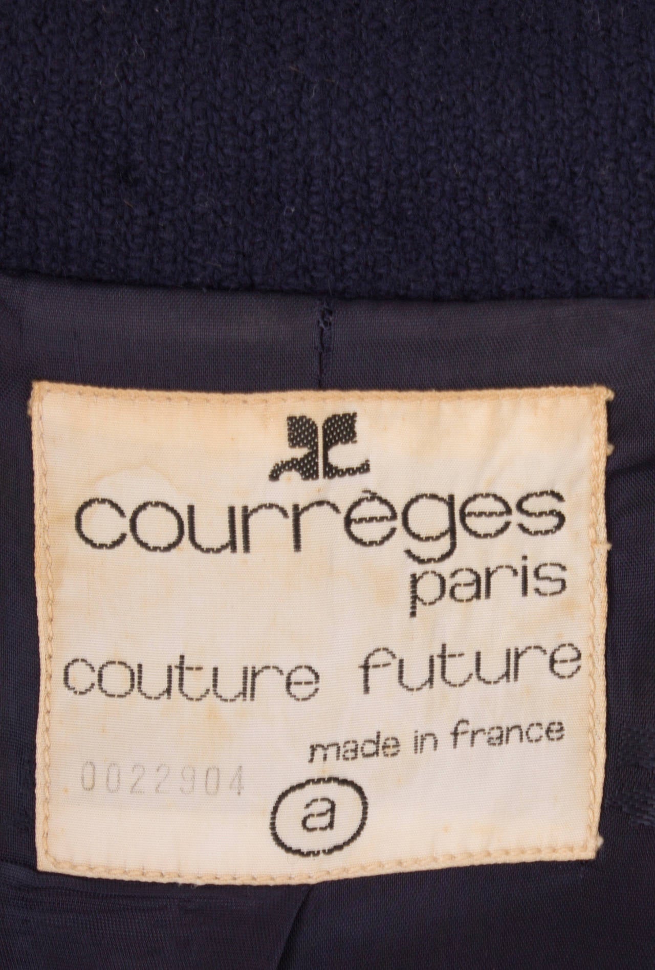 A Courrèges haute couture coat, circa 1970 For Sale at 1stdibs