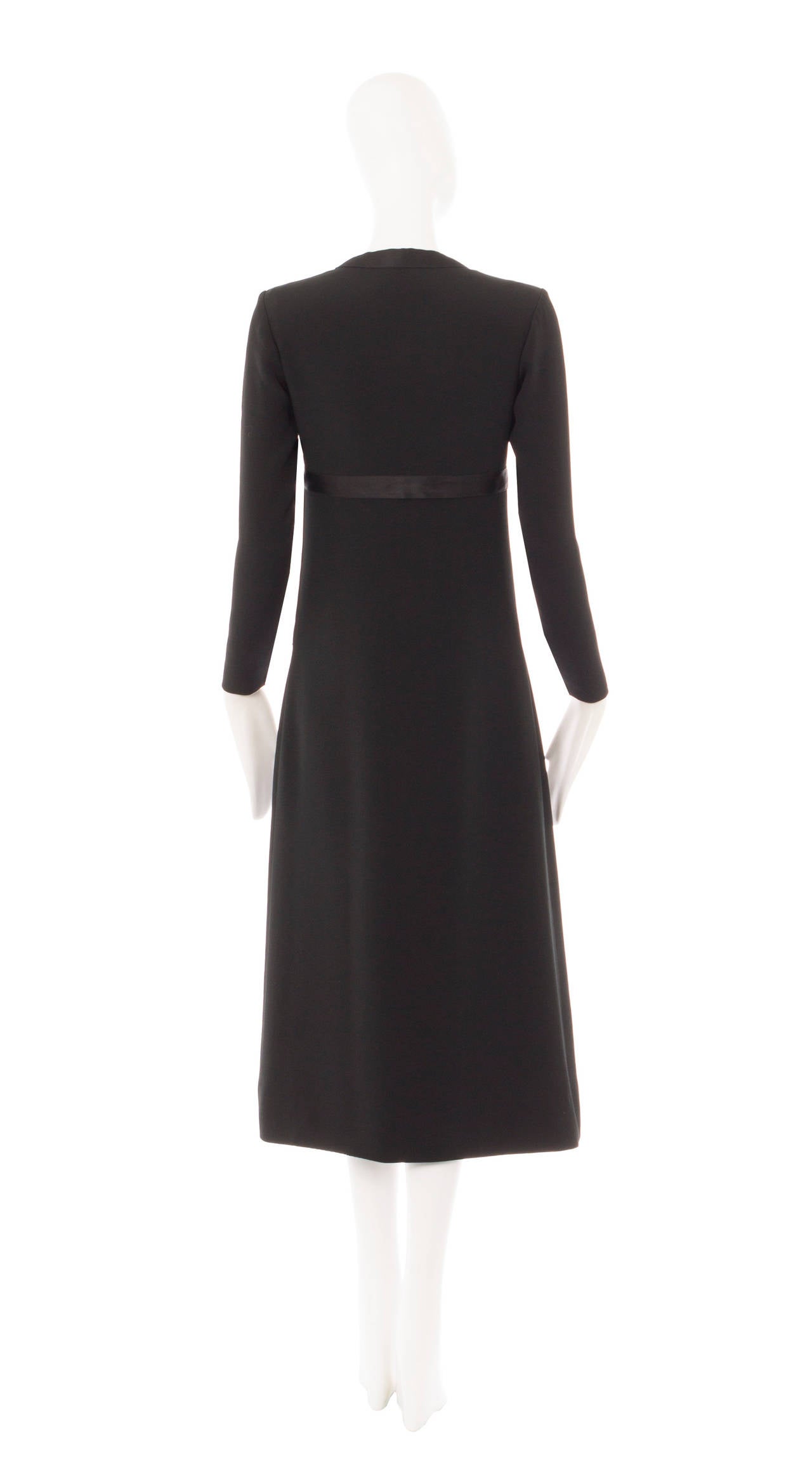 An Yves Saint Laurent Haute Couture Dress, Circa 1970 In Excellent Condition For Sale In London, GB