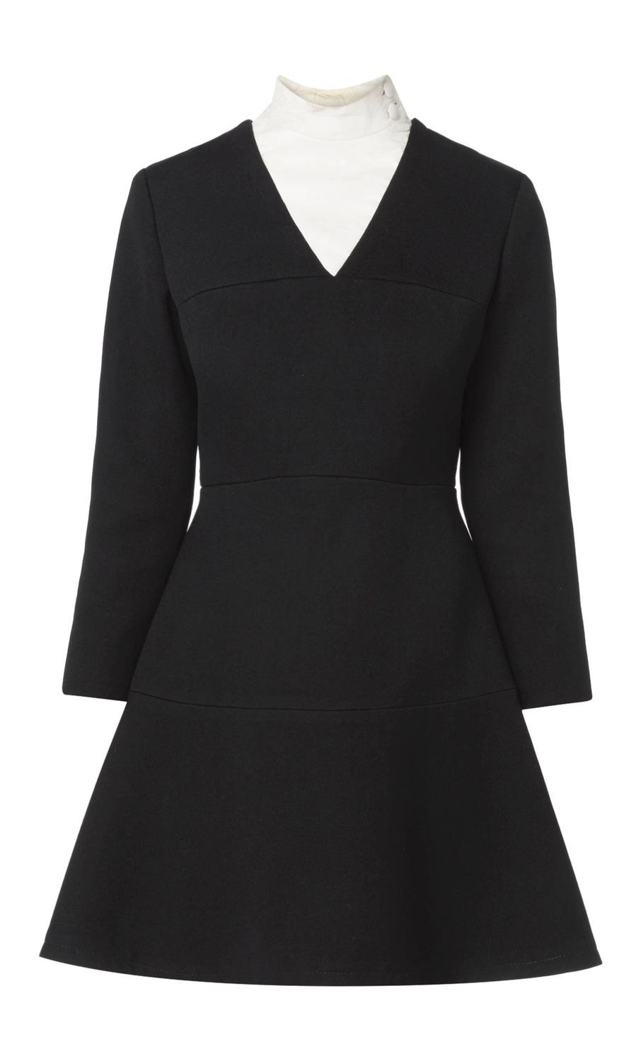 Pierre Cardin black dress, circa 1967 For Sale at 1stdibs